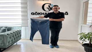 Diyet ve sporla 9 ayda 77 kilo verdi