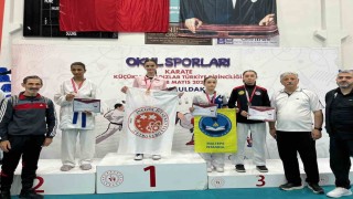 Doğa Açıkgöz, karate şampiyonasında Türkiye 3üncüsü oldu