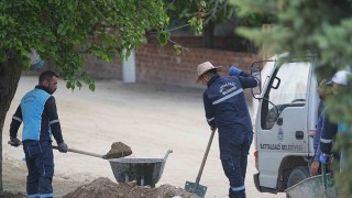 Dolamantepe Mahallesinde park ve yol düzenlemesi
