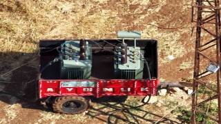 Dronla tespit edilen kaçak trafoyla 200 hanelik elektrik tüketildiği ortaya çıktı