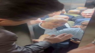 Düğüne gelen davetliler asansöre 10 kişi binince mahsur kaldılar.