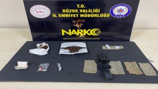 Düzcede 2 uyuşturucu taciri tutuklandı