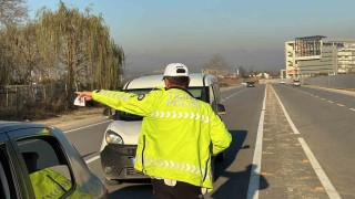 Düzcede 240 araç trafik men edildi