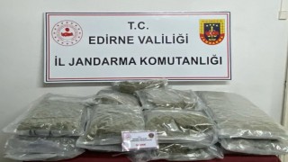 Edirnede 16.5 kilo skunk ele geçirildi