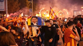 Edirnede Galatasaray taraftarından ilginç şampiyonluk kutlaması