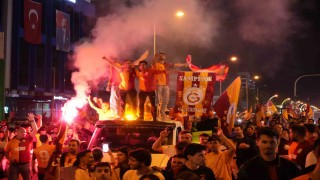 Edirnede Galatasarayın şampiyonluğu coşkuyla kutlandı