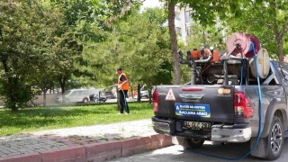 Elazığda ilaçlama çalışmaları sürüyor