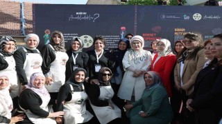 Emine Erdoğan Anadoludakiler Kapadokya Pazarı açılış programında konuştu