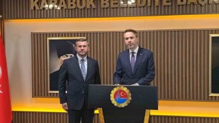Enerji ve Tabii Kaynaklar Bakanı Alparslan Bayraktardan Karabük Belediyesine ziyaret