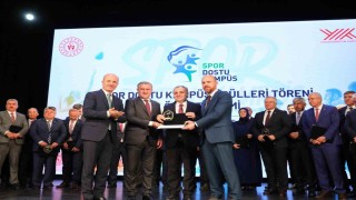 ERÜye YÖKten ‘Spor Dostu Kampüs birincilik ödülü