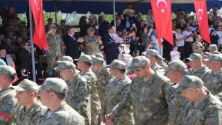 Erzincanda 54 engelli gencin askerlik hayali gerçek oldu