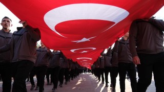 Erzincanda Gençlik Yürüyüşü yapıldı
