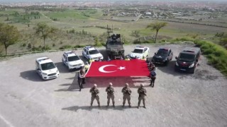 Erzincanda polisler gençler için klip çekti