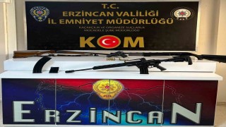 Erzincanda silah operasyonu; 2 kişi yakalandı