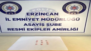 Erzincanda uyuşturucu madde ele geçirildi