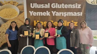 Erzurum Çölyak Derneğine Glutensiz yemek yarışmasında üçüncülük ödülü