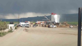 Erzurumda Güven Asfalt tesislerinde patlama