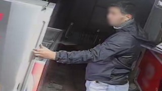 Eskişehirde enerji içeceği hırsızlığı kameraya yansıdı