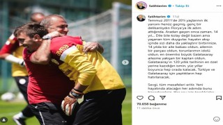 Fatih Terimden Musleraya veda mesajı