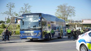 Fenerbahçe, derbi için stada geldi