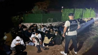 Fethiyede 17si çocuk 36 düzensiz göçmen yakalandı