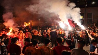 Galatasarayın şampiyonluğu Elazığda coşkuyla kutlandı