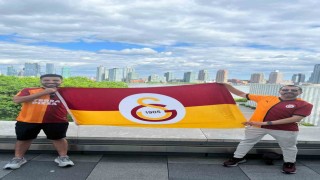 Galatasarayın şampiyonluğu New Yorkta kutlandı