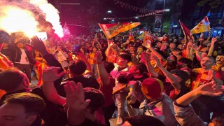 Galatasarayın şampiyonluğu Uşakta coşkuyla kutlandı