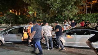 Galatasarayın şampiyonluk kutlamasında kaza: 1 yaralı