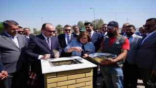 Gaziantep Büyükşehir, Bağdattaki Türkiye Bahçesine 5 bin fidan hediye etti