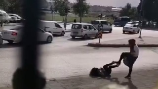 Gaziantepte kadınların kavgası kamerada