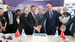 Gazipaşa-Alanya Havalimanı, Copenhagen Air Taxinin ilk uçuşunu karşıladı