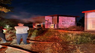 Gazipaşada trafo yangını ekiplerin müdahalesiyle söndürüldü