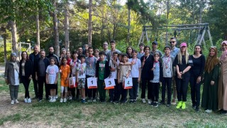 Genç oryantiring sporcuları Kütahyada ter döktü