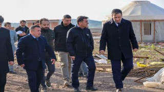 Gençlik Kampı ve Oba Kültürü Tematik Parkında çalışmalar hızla devam ediyor