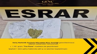 Gençte uyuşturucu madde ele geçirildi