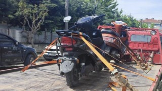 Gönende plakasız motosikletlere yönelik denetimler sıklaştırıldı