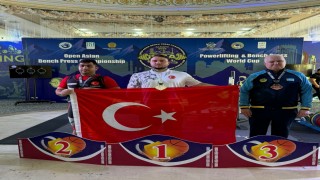 Görme Engelliler Dünya Kupasında 165 kiloyla şampiyon oldu