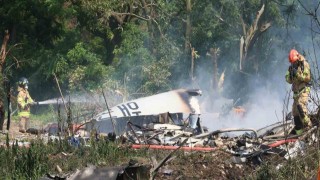Güney Korede devriye uçağının düşme anının görüntüsü ortaya çıktı
