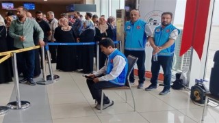 Hacı adayları kutsal topraklara uğurlandı