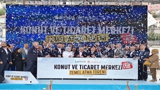 Hacılarda konut ve ticaret merkezi temel atma töreni yapıldı