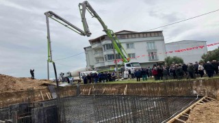 Hafızlık Yatılı Kuran Kursu binasının temeli atıldı