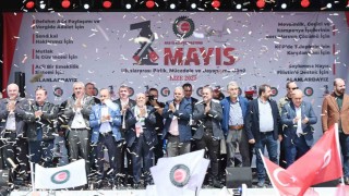 HAK-İŞ 1 Mayıs Emek ve Dayanışma Gününü Rizede kutladı