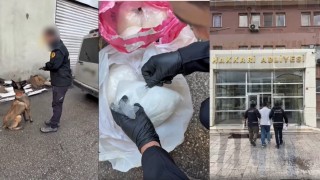 Hakkaride 35 kilo uyuşturucu ele geçirildi