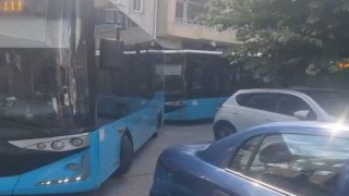 Hatalı park trafik çilesine neden oldu