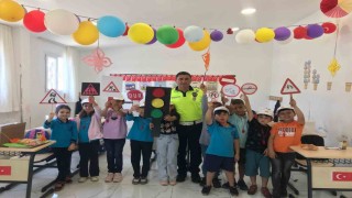 Hatayda ilkokul öğrencilerine trafik eğitimi verildi
