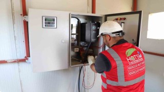 HATSU, Hassada 1740 metrelik enerji nakil hattı döşedi