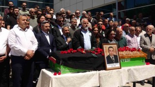 Hayatını kaybeden eski baro başkanı için adliyede cenaze töreni düzenlendi