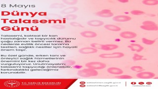 İl Sağlık Müdürü Bildirici Talasemi hakkında bilgilendirdi