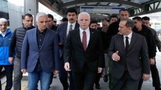 İstanbul Valisi Gül, metrobüs kazasında yaralanan vatandaşları ziyaret etti